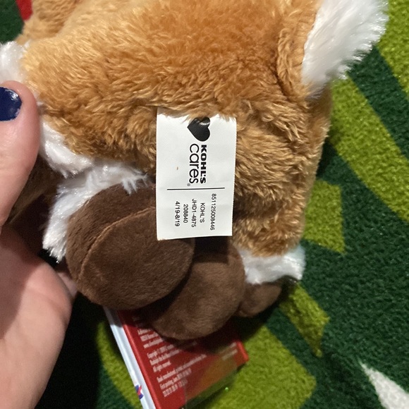 Rudolph plush stuffed animal and Rudolph and the Reindeer Games hardcover book - Picture 5 of 6